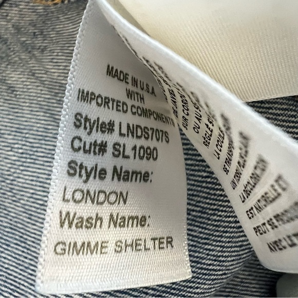 NWOT SLVRLAKE Women's London Distressed Denim Jeans Wash Gimme Shelter Size 31. - Picture 14 of 14